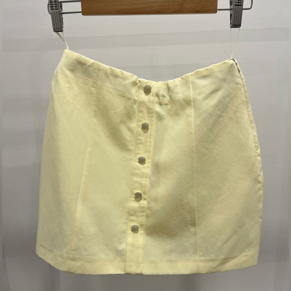 Zara linen blend mini skirt - Picture 4 of 4
